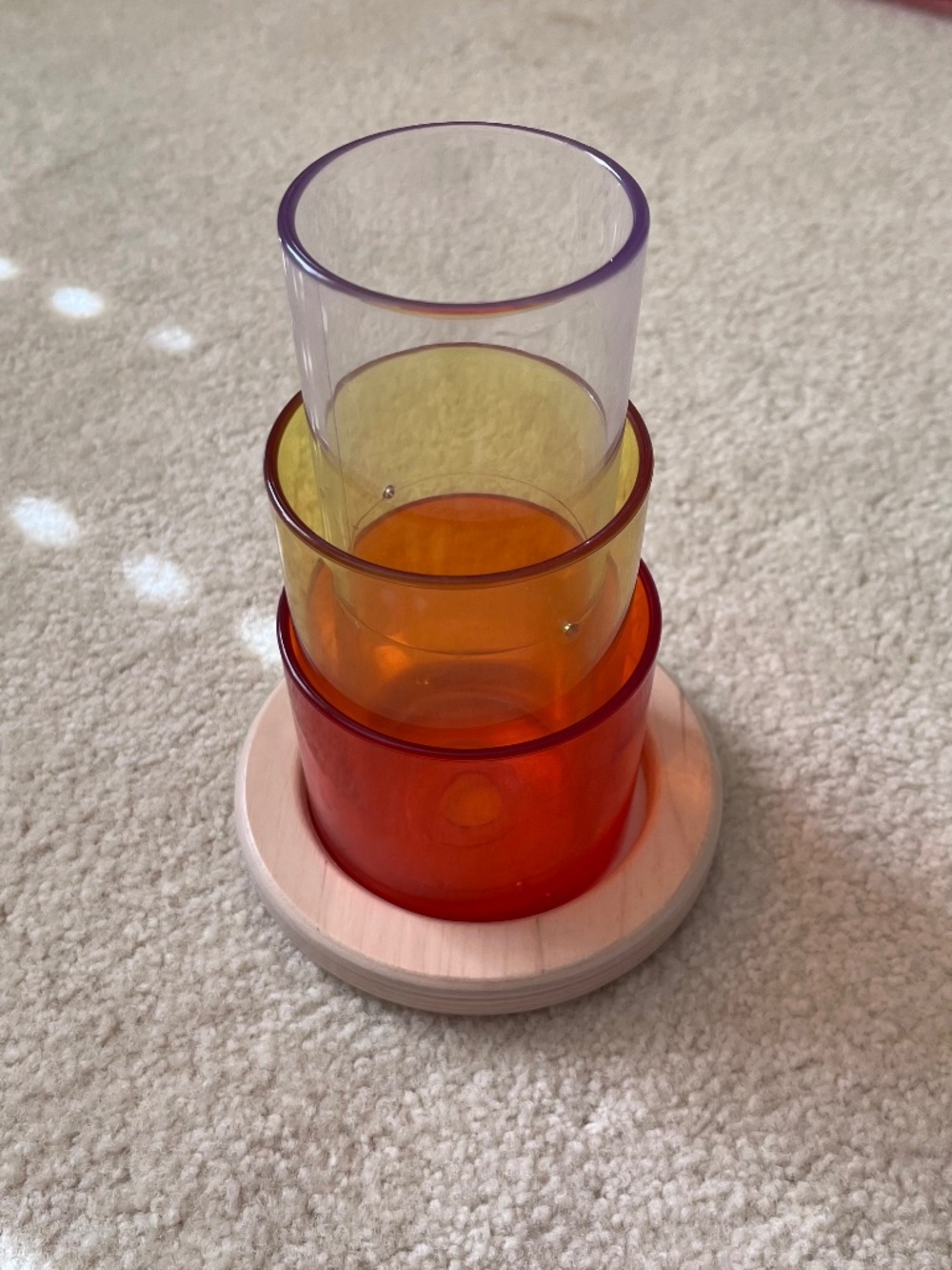 Lovevery Transparent Tube Tower – The Explorer Play Kit 9–10 Months